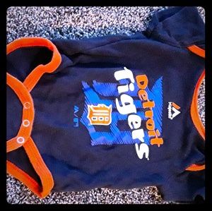 3 month boys Detroit tigers onsie